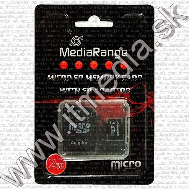 Image of MediaRange _microSD_ card 2GB (IT8428)